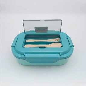 Πλαστικό Δοχείο Φαγητού 1600ml με Μαχαιροπίρουνα - Μπλε