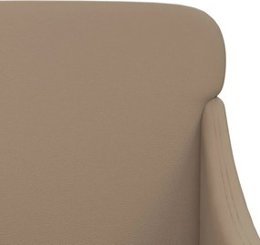 vidaXL Πολυθρόνα Cappuccino 63x76x80 εκ. από Συνθετικό Δέρμα