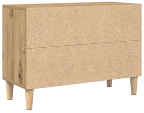 vidaXL Έπιπλο τηλεόρασης Καρυδιά τέχνης 69.5x30x50 εκ