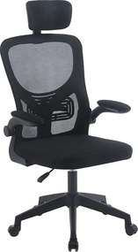 BF3055 Πολυθρόνα Γραφείου- Διευθυντή, Mesh Μαύρο   1τμχ