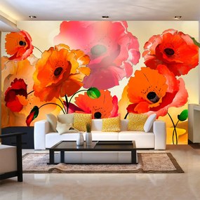 Φωτοταπετσαρία - Velvet poppies 450x280