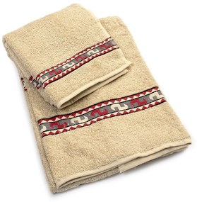 Πετσέτες Zucchi (Σετ 2τμχ) Beige DimCol Σετ Πετσέτες 60x110cm 100% Cotton