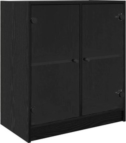 vidaXL Βοηθητικό ντουλάπι Μαύρη Οξυά 68 x 37 x 75,5 εκ
