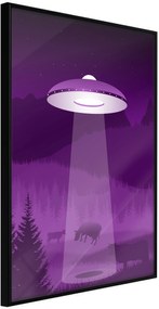 Αφίσα - Flying Saucer - 30x45 - Μαύρο - Χωρίς πασπαρτού