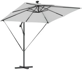 vidaXL Ομπρέλα Cantilever Banana Άμμος 249 x 249 x 250 εκ.