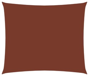 Πανί Σκίασης Ορθογώνιο Τερακότα 3,5 x 5 μ. από Ύφασμα Oxford - Καφέ