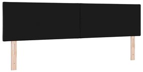 vidaXL Κεφαλάρι με κεφαλάρι Μαύρο 180 cm Βελούδο