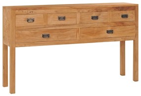 vidaXL Μπουφές 125 x 30 x 75 εκ. από Μασίφ Ξύλο Teak