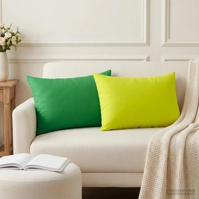 vidaXL Κάλυμμα Μαξιλαριού 6 pcs HEERLEN Πράσινο 50 x 70 cm Πολυεστέρας
