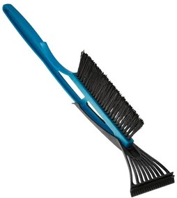 TOM PAR βούρτσα με ξύστρα πάγου D55, 55cm, μπλε-μαύρη