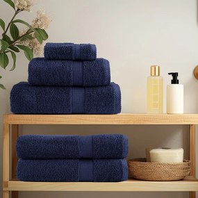 vidaXL Πετσέτες 2 pcs Ναυτικό μπλε 15 x 21 cm Βαμβάκι