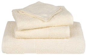 vidaXL Πετσέτες μπάνιου 10 Τεμ Κρεμ 100x150εκ. 360 γρ/μ² 100% Βαμβ.