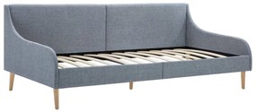 vidaXL Πλαίσιο Daybed Ανοιχτό Γκρι Υφασμάτινο + Στρώμα Αφρού Μνήμης
