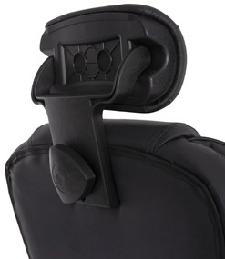 ΚΑΡΕΚΛΑ ΓΡΑΦΕΙΟΥ OCTAVIUS  ΜΑΥΡΟ PVC &amp; NYLON-ΜΕΤΑΛ.ΧΡΩΜΙΟ ΒΑΣΗ 52x55x128Υεκ