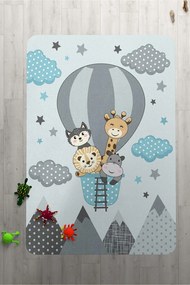 Χαλί Παιδικό Balloon 292 Grey-Blue DimCol 135X200cm