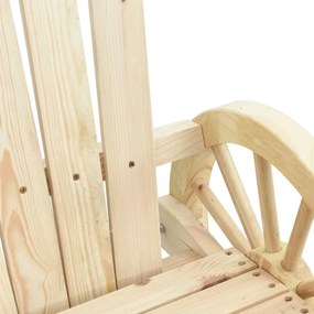 vidaXL Καρέκλα Κήπου Adirondack από Μασίφ Ξύλο Ελάτης