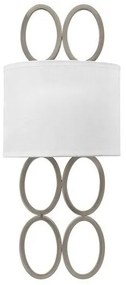 Απλίκα Φωτιστικό Τοίχου 2xE14 Νίκελ Jules HK-JULES2-BN Elstead Lighting-HK-JULES2-BN-Νίκελ Ματ HK-JULES2-BN