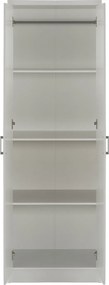 ΝΤΟΥΛΑΠΑ 2ΦΥΛΛΗ BAILEY ΜΕ ΤΡΙΑ ΡΑΦΙΑ HM337.05 ΜΕΛΑΜΙΝΗ ΛΕΥΚΗ 60Χ43Χ181Υεκ.