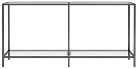 vidaXL Τραπέζι Κονσόλα Διαφανές 160 x 35 x 75,5 εκ. από Ψημένο Γυαλί