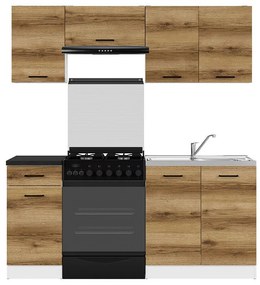 Σετ κουζίνας Econ plus 118, 180x60cm, 74 kg, Πάγκος, Πλαστικοποιημένη μοριοσανίδα | Epipla1.gr