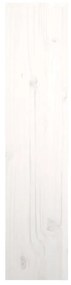 vidaXL Κάλυμμα Καλοριφέρ Λευκό 79,5x19x84 εκ. από Μασίφ Ξύλο Πεύκου