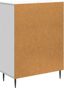 vidaXL Πλαϊνό γραφείο Λευκό 66 x 34,5 x 89,5 εκ Επεξεργασμένο Ξύλο