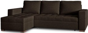 Γωνιακός καναπές Julie-Καφέ - 237.00Χ150.00Χ90.00cm