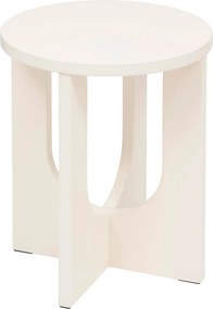 Βοηθητικό Τραπεζάκι (Φ40x50.5) A-S Bloom Ivory 206046A