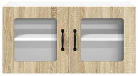 vidaXL Ραφιέρα τοίχου LUCCA Sonoma Δρυς 80 x 31 x 40 εκ