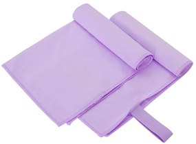 vidaXL Αθλητικές Πετσέτες 2 pcs Μοβ 50 x 30 cm