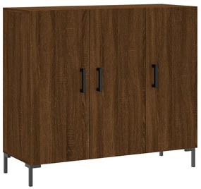 vidaXL Ντουλάπι Καφέ Δρυς 90 x 34 x 80 εκ. από Επεξεργασμένο Ξύλο