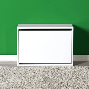 Παπουτσοθήκη Step Megapap 6 ζευγών χρώμα λευκό 60x30x42εκ.