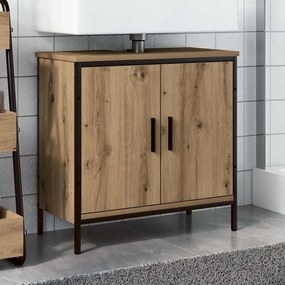 vidaXL Ντουλάπι Νιπτήρα Αρτισιανή Δρυς 60x30x60 εκ. Επεξ. Ξύλο