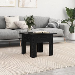 vidaXL Τραπέζι Καφέ Μαύρη Δρυς 55 x 55 x 42 εκ