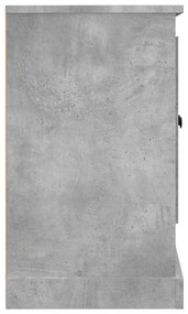 vidaXL Μπουφές Γκρι Σκυροδέματος 100x35,5x60 εκ. Επεξεργασμένο Ξύλο