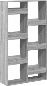 vidaXL Βιβλιοθήκη Γκρι Sonoma 100x33x175 εκ. από Επεξεργ. Ξύλο