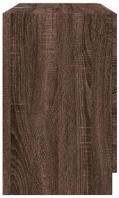 vidaXL Ντουλάπι Νιπτήρα Καφέ Δρυς 78x37x59 εκ. Επεξεργασμένο Ξύλο