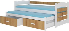 Παιδικό Κρεβάτι Camaro-Leuko Fusiko-180 x 80-Χωρίς προστατευτικό