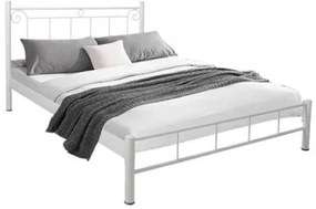 ΚΡΕΒΑΤΙ ΣΙΔΕΡΕΝΙΟ Fylliana Valery ΛΕΥΚΟ ΧΡΩΜΑ 130x210x99εκ (120x200εκ) 826-124-016