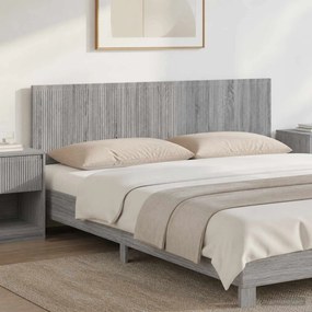 vidaXL Κεφαλάρι Τοίχου EDE Γκρι Sonoma Επεξεργασμένο Ξύλο