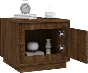 vidaXL Τραπεζάκι Σαλονιού Καφέ Δρυς 51x50x44 εκ. Επεξεργασμ. Ξύλο