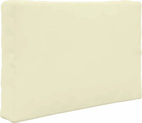 vidaXL Μαξιλάρι Καναπέ Εξωτερικού Χώρου 3 pcs Κρεμ Πολυεστέρας