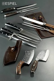 ΜΑΧΑΙΡΙ-ΠΙΡΟΥΝΑ STEAK WALNUT WOOD-SS SET2 20CM