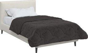 vidaXL Χειμερινό Παπλωματοθήκη 140 x 220 cm Χειμώνας Ανθρακί