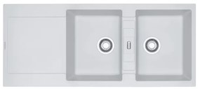 Franke Γρανιτένιος Νεροχύτης MARIS MAG 621 Polar White 80 cm