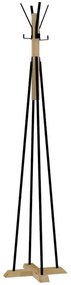 Καλόγερος Myra 120-000352 Φ40x160cm Natural-Black Metal,Wood