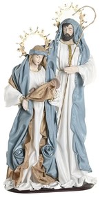 Χριστουγεννιάτικο Βηθλεέμ Home ESPRIT Μπλε Λευκό 48 x 28 x 90 cm