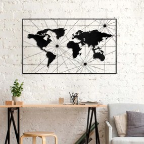 Διακοσμητικό Τοίχου (120x70) A-G World Map 891TNL2085