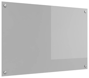 vidaXL Φωτιστικό Κουζίνας Ανοιχτό Γκρι 90x60x0,6 εκ. Σκληρυμένο Γυαλί