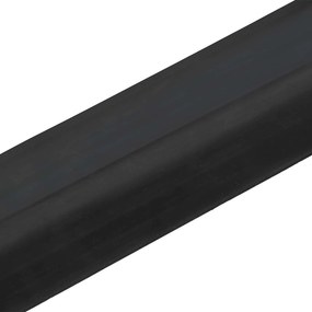 vidaXL Σφραγίδα Δαπέδου Γκαράζ Μαύρο 75 x 12 mm 2,5 m EPDM Καουτσούκ